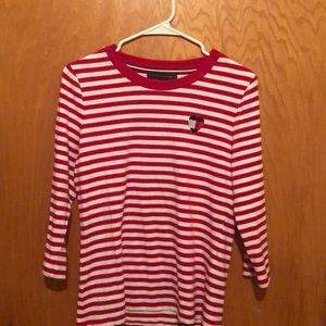 Tommy Hilfiger Red Striped Shirt